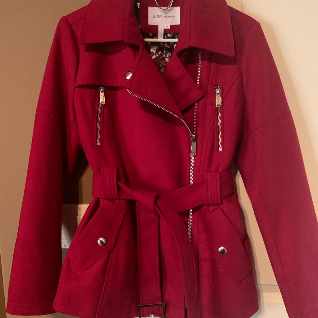 Bcbgeneration Red Wool Jacket
